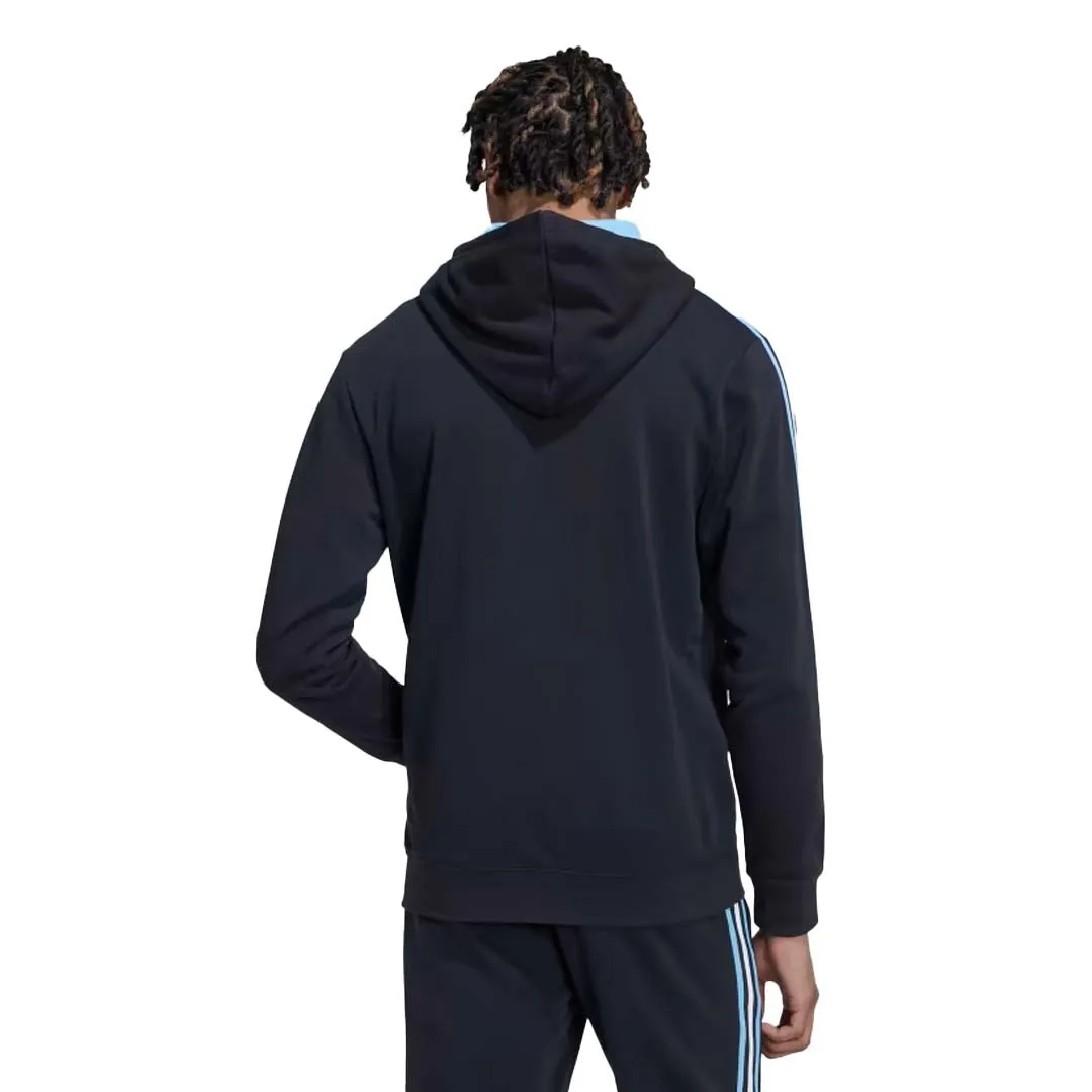 adidas - Men's Argentina 3-Stripes Full-Zip Hoodie (HF3959)