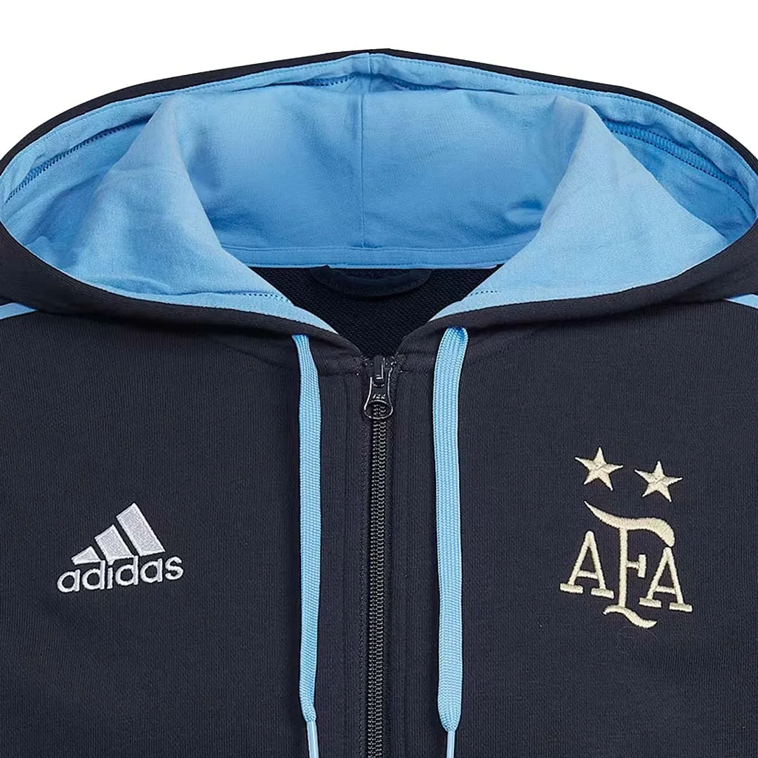 adidas - Men's Argentina 3-Stripes Full-Zip Hoodie (HF3959)