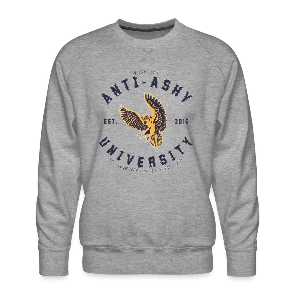 ANTI-ASHY UNIVERSITY (Blue) - Men’s Crewneck