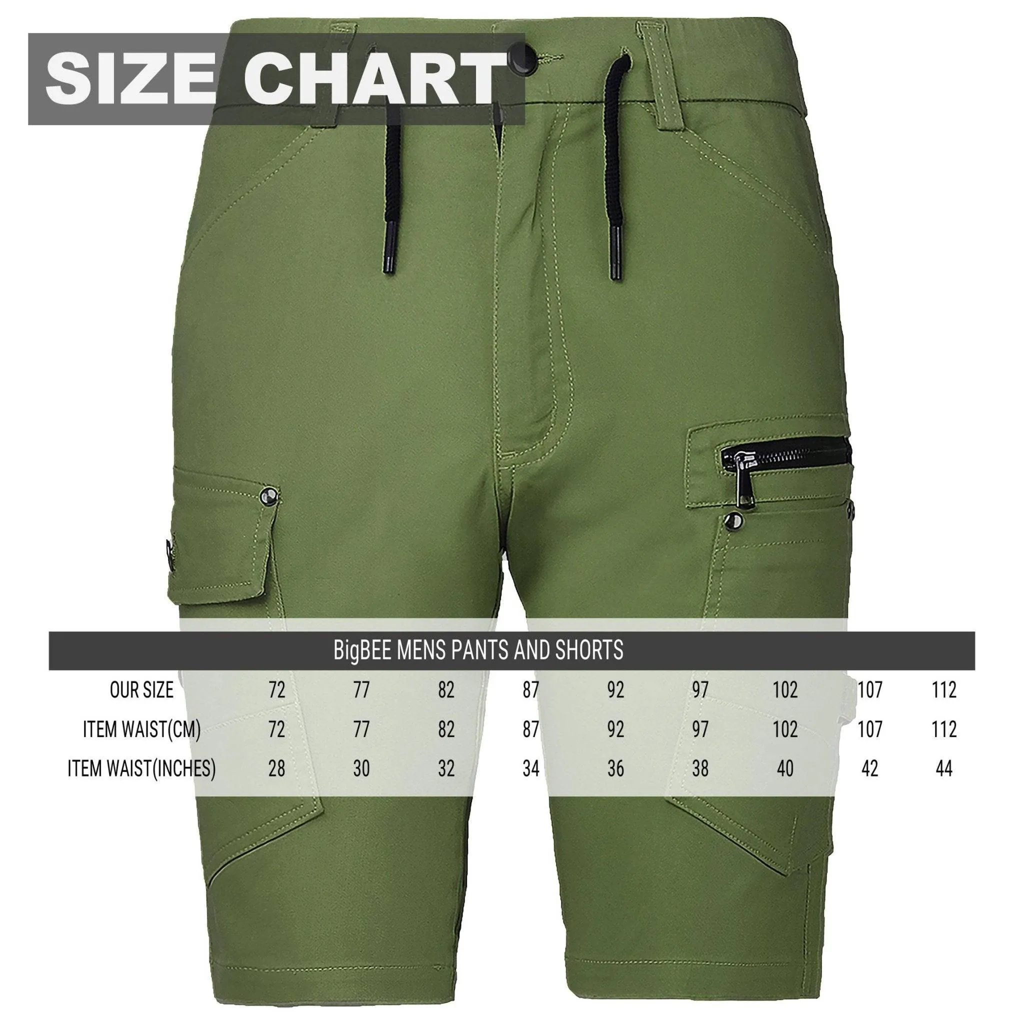 Big Bee UTILITY Work Shorts, Stretch Cotton