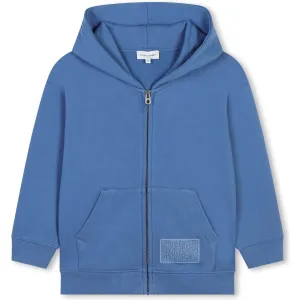 Boys Blue Zip Up Cardigan