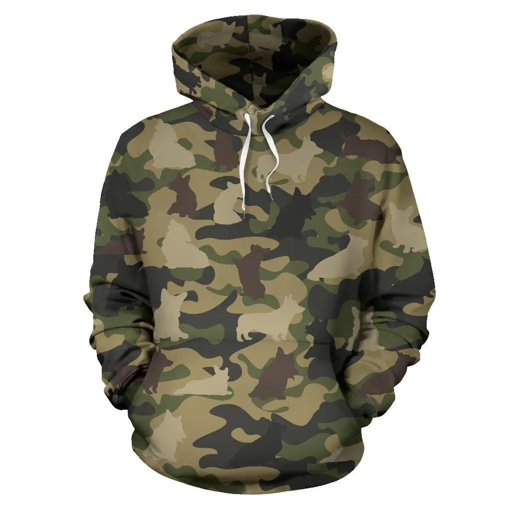 Camo Corgi Hoodie NN0