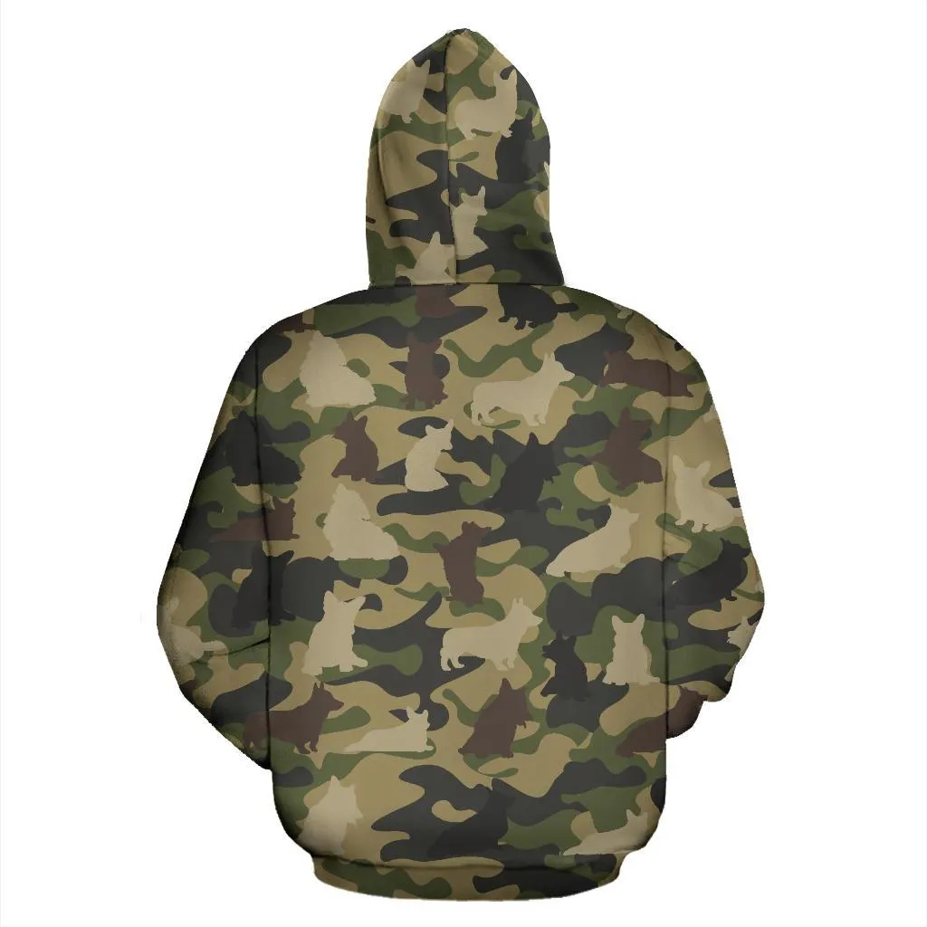 Camo Corgi Hoodie NN0