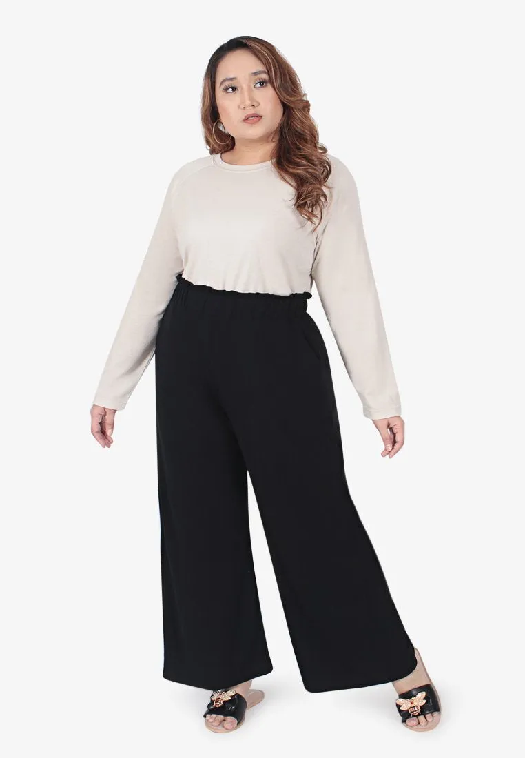 Camryn Comfy High-waisted Pants - Black