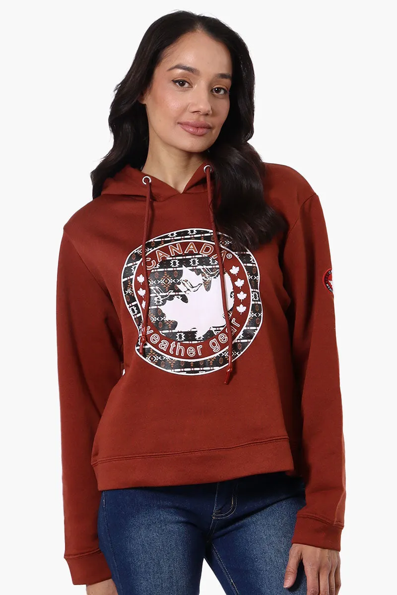 Canada Weather Gear Chest Logo Hoodie - Rust