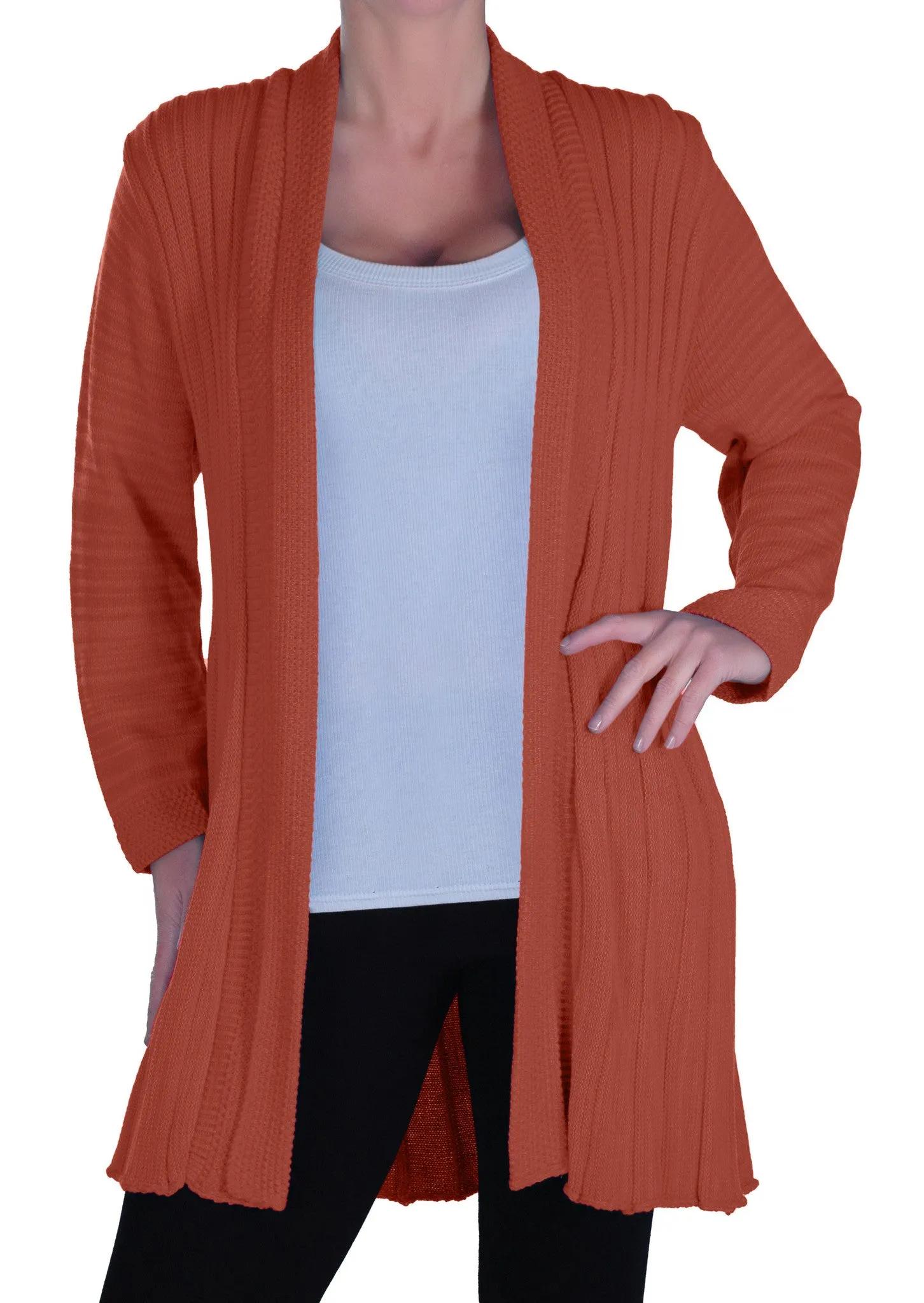 Colorado Knitted Draped Waterfall Cardigan