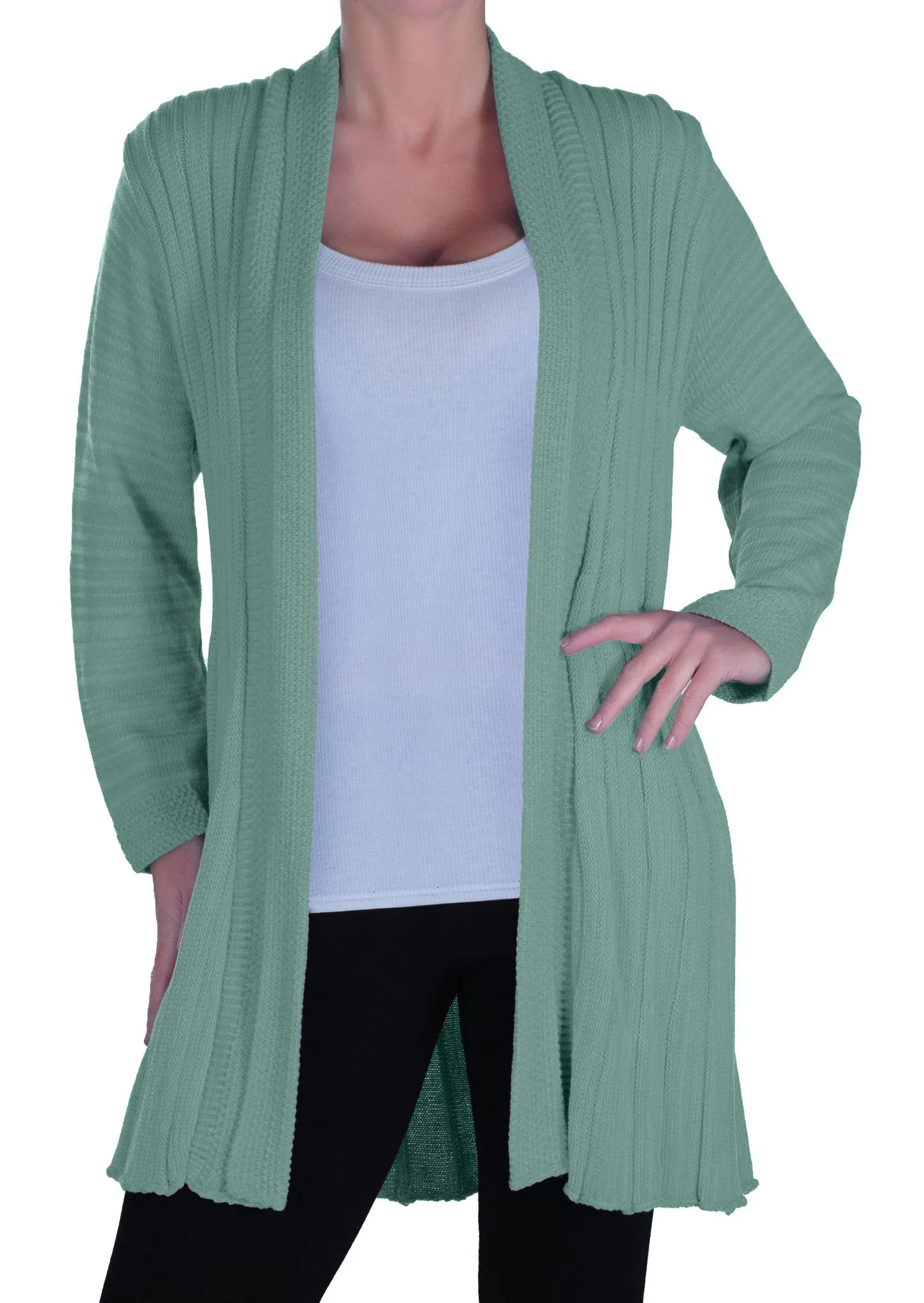 Colorado Knitted Draped Waterfall Cardigan