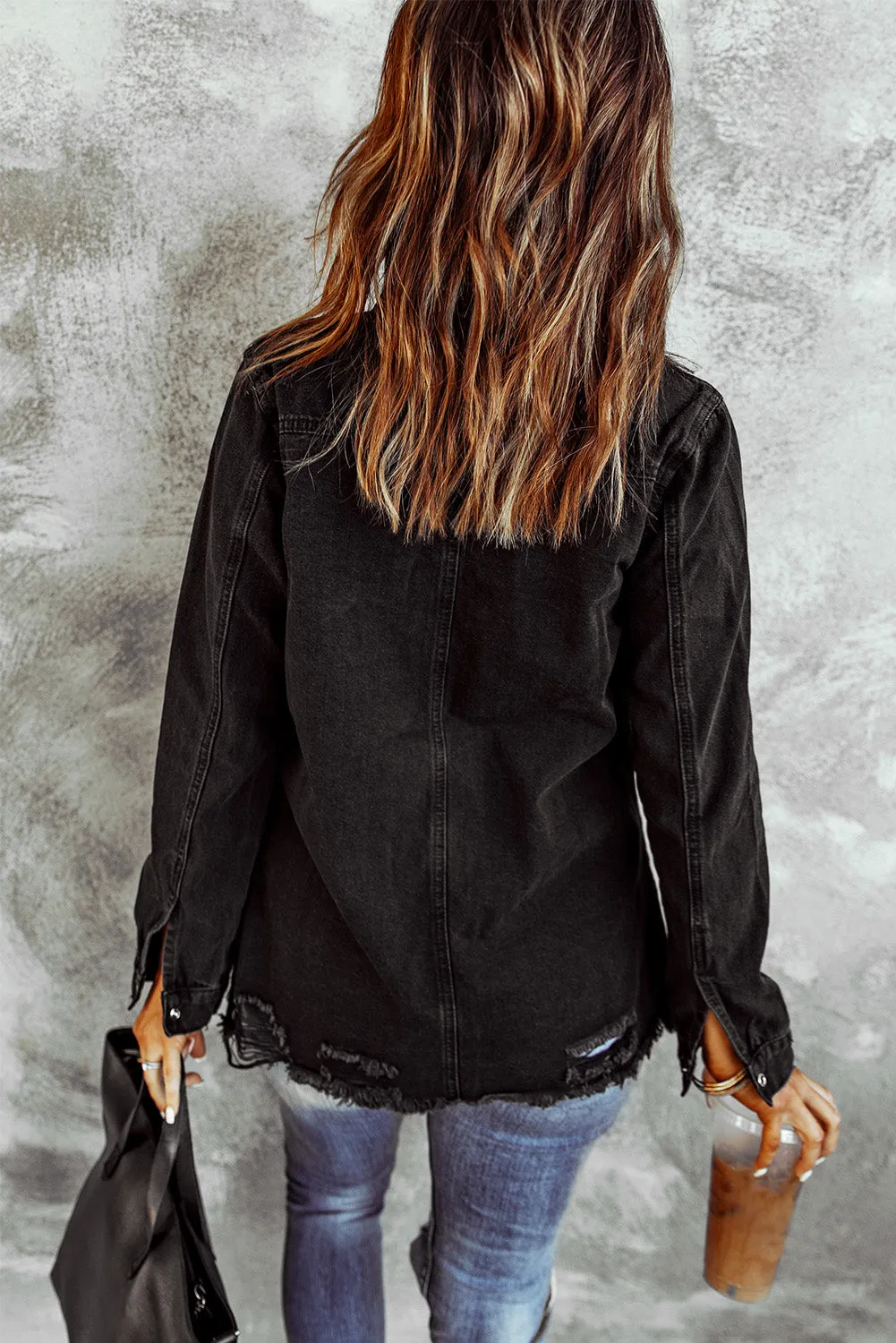 Date Night Distressed Denim Jacket - 3 Colors