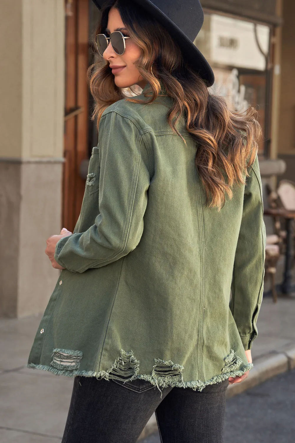 Date Night Distressed Denim Jacket - 3 Colors