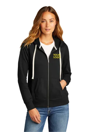 District Women's Re-Full-Zip Hoodies, Black