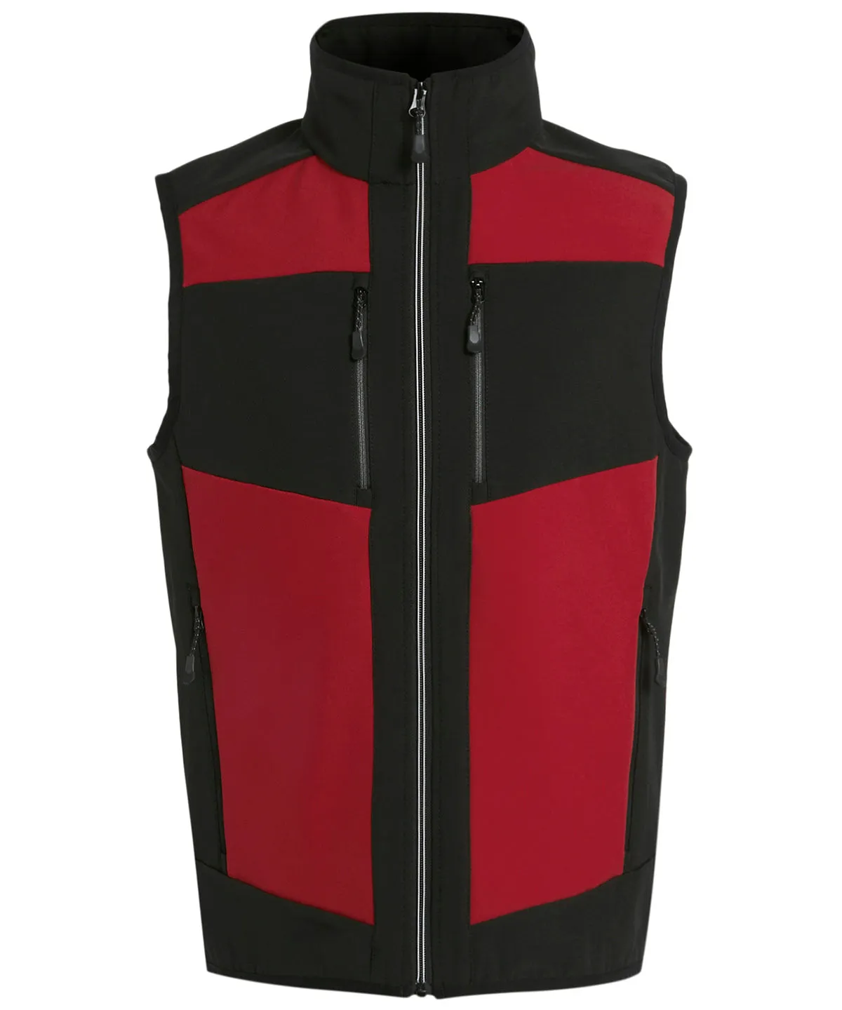 E-Volve unisex 2-layer softshell bodywarmer | Classic Red/Black