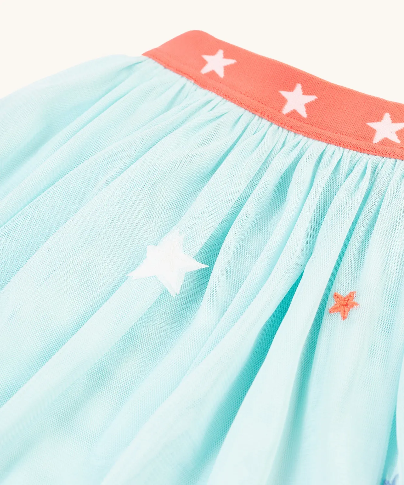 Frugi Scarlet Twirly Skirt - Glacier/Fairy