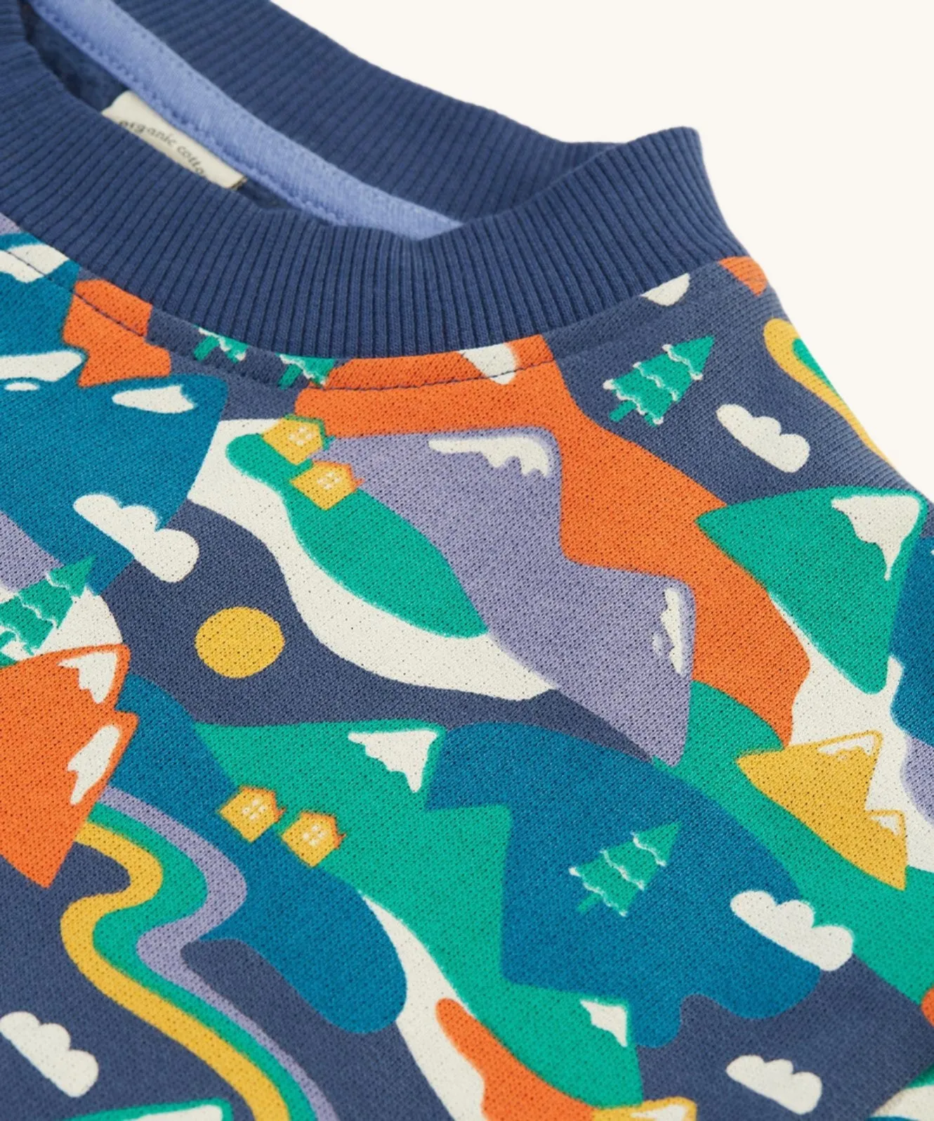 Frugi Superb Sweatshirt - Navy Alpine Adventures