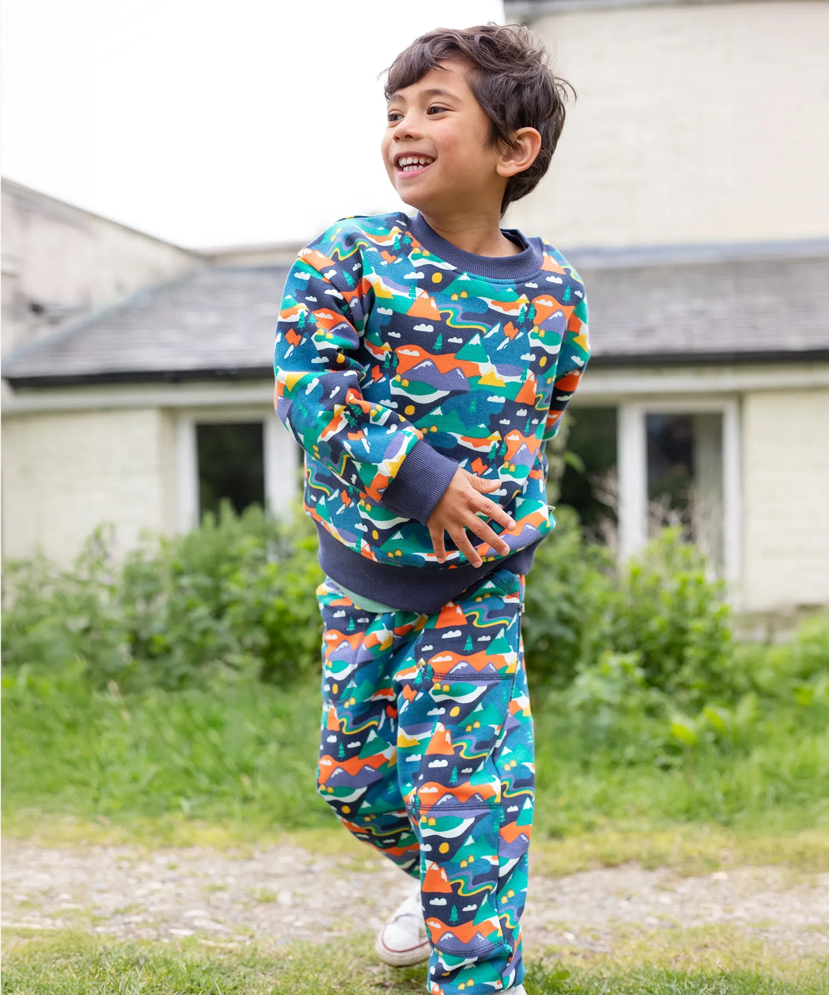 Frugi Superb Sweatshirt - Navy Alpine Adventures