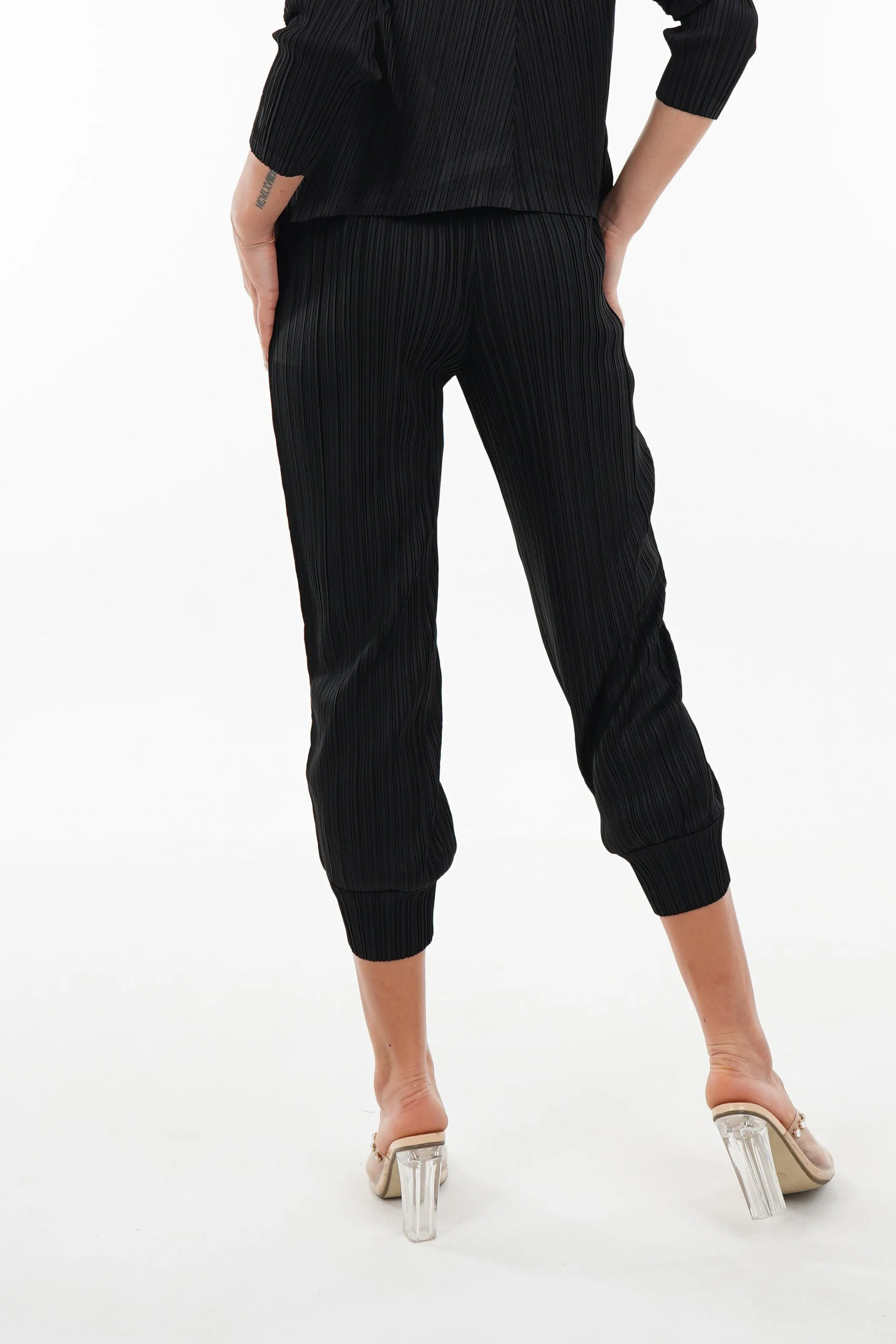 Harem Slim Pleated Pants