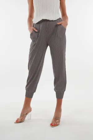 Harem Slim Pleated Pants