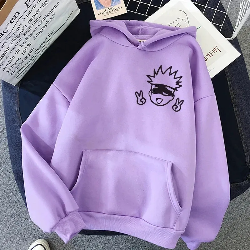 Jujutsu Kaisen Anime Hoodies Gojo Satoru Unisex