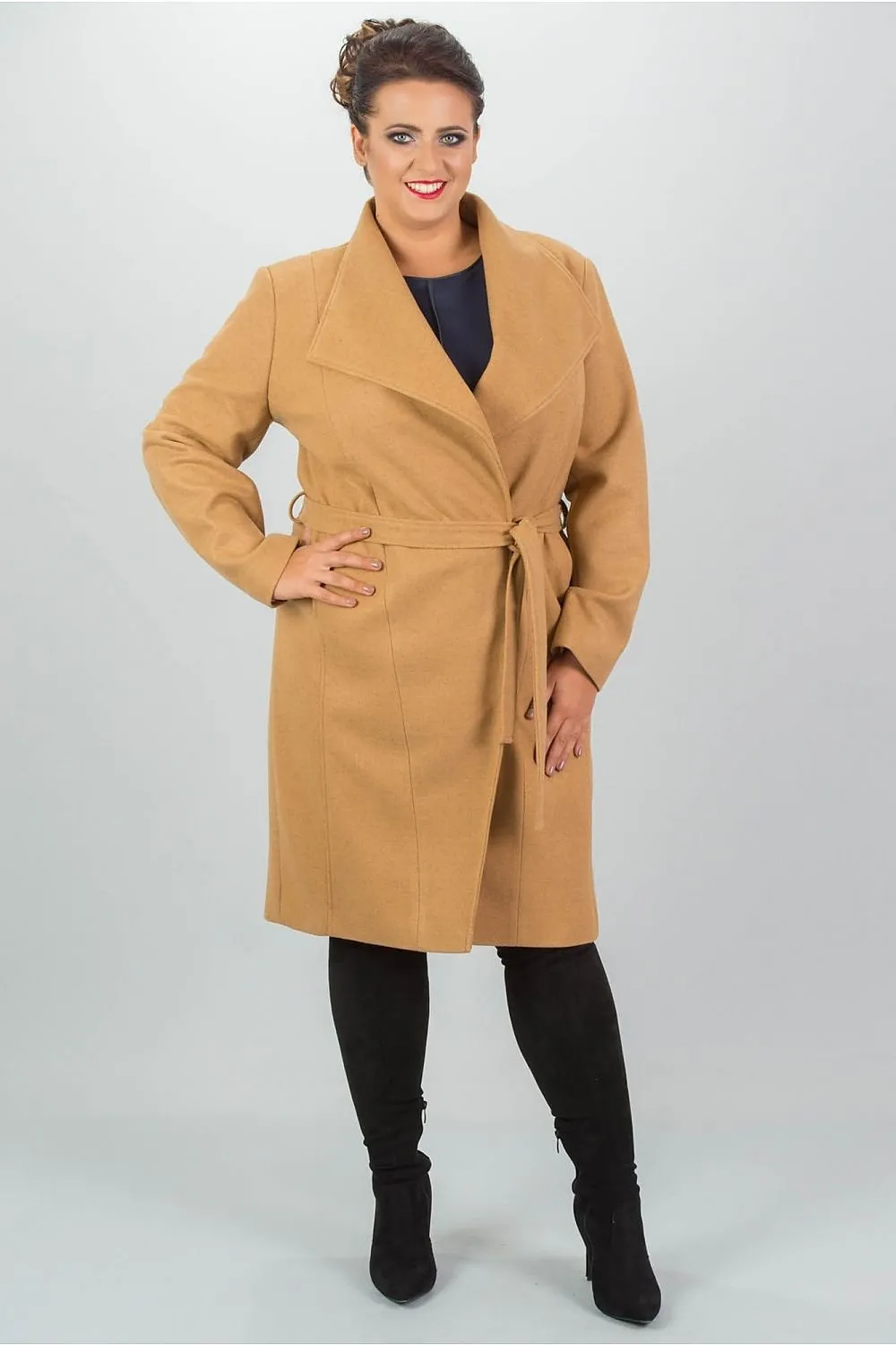 KARKO Stylish Plus-size European Trench Coat