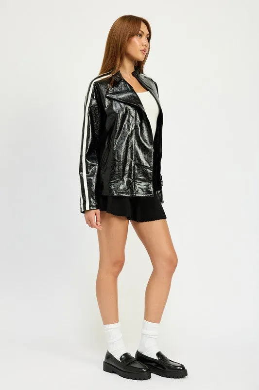 Lottie Oversized Moto Jacket