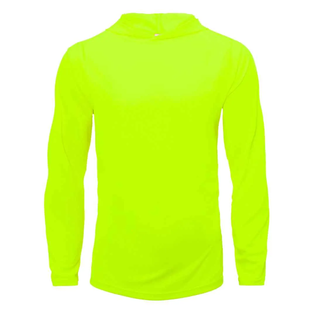 Men’s Performance Long Sleeve T-Shirts with Hood