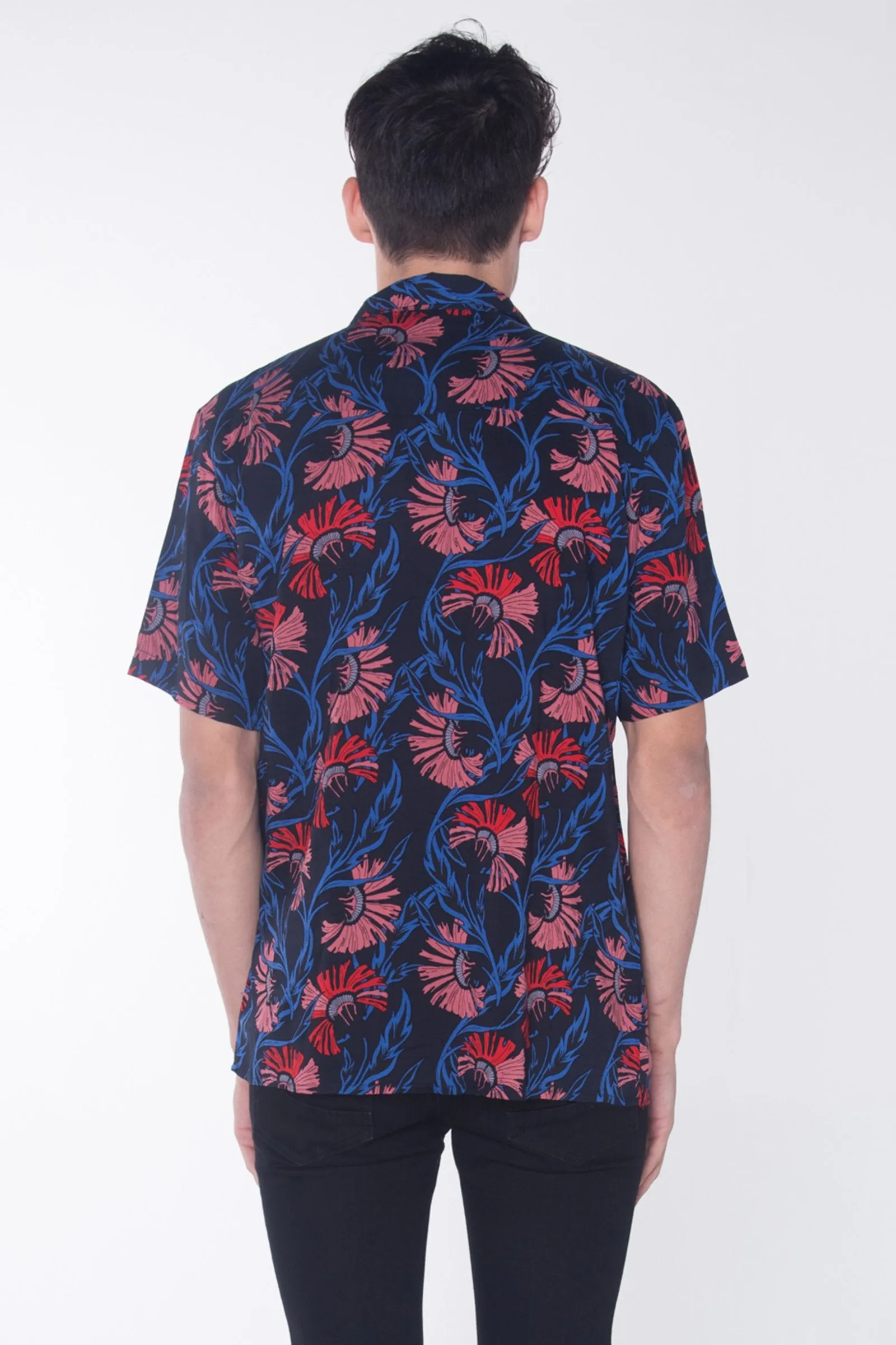 Men's Resort Shirt With Floral Print