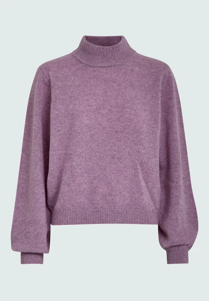 MSErika Knit Pullover - Soft Lilac Melange