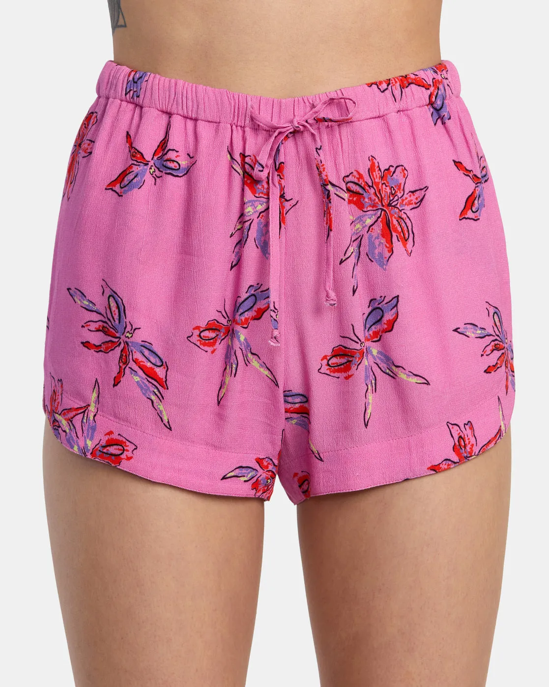 New Yume Printed Shorts - Cyclamen