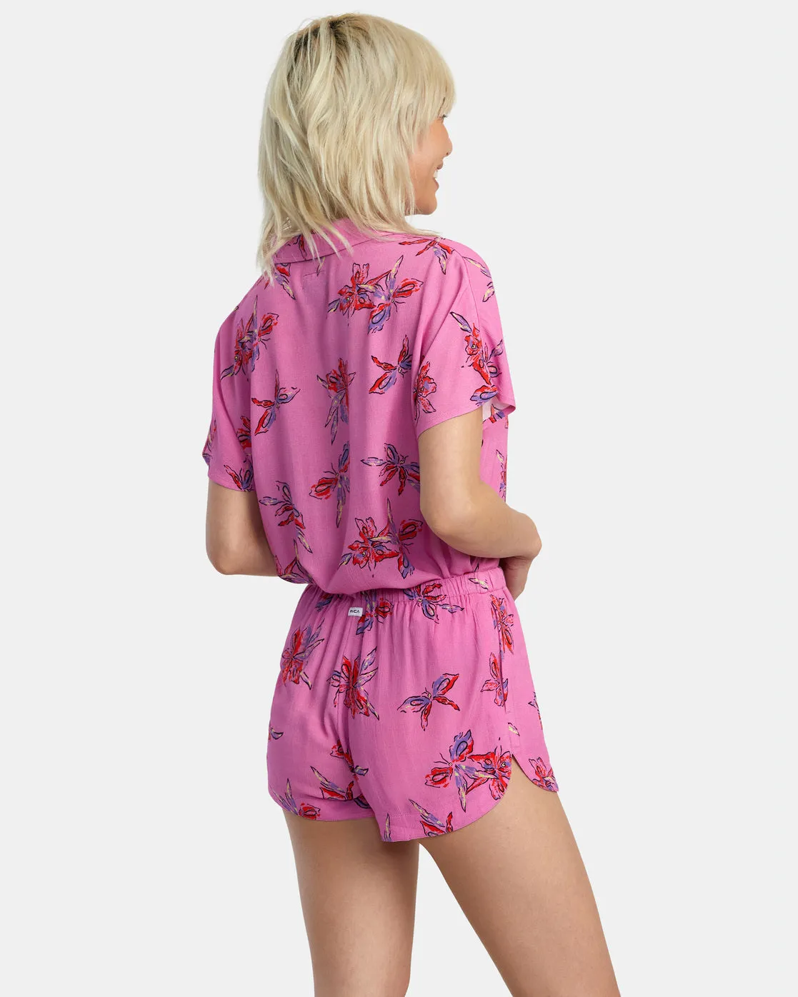 New Yume Printed Shorts - Cyclamen