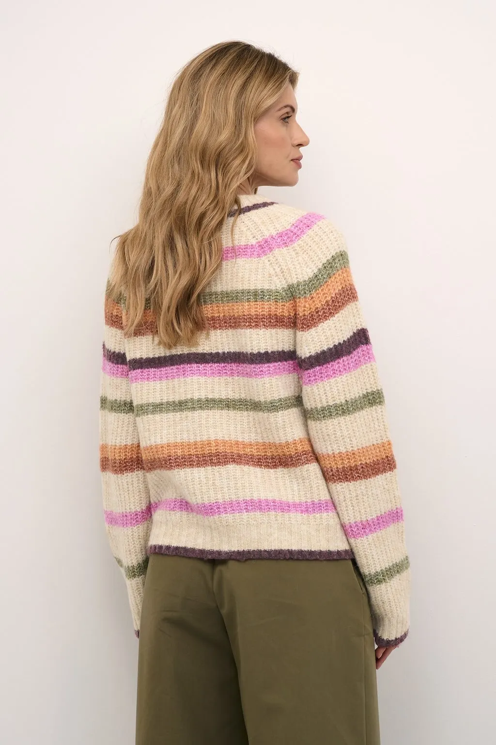 Pinto Kimmy Pullover - Sand W/Stripes