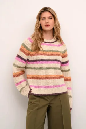 Pinto Kimmy Pullover - Sand W/Stripes