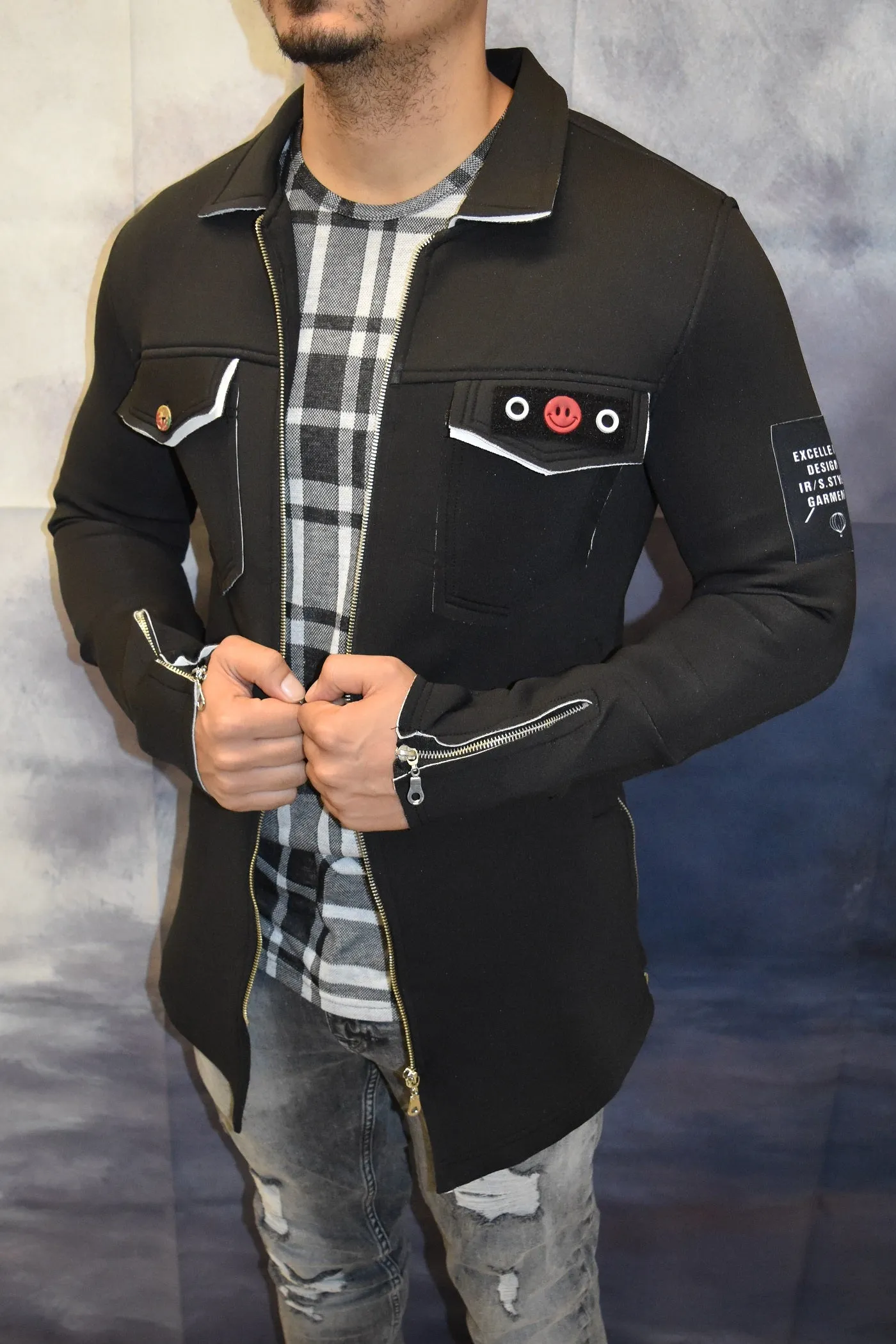 Pixel Jacket - Black  OS0008A