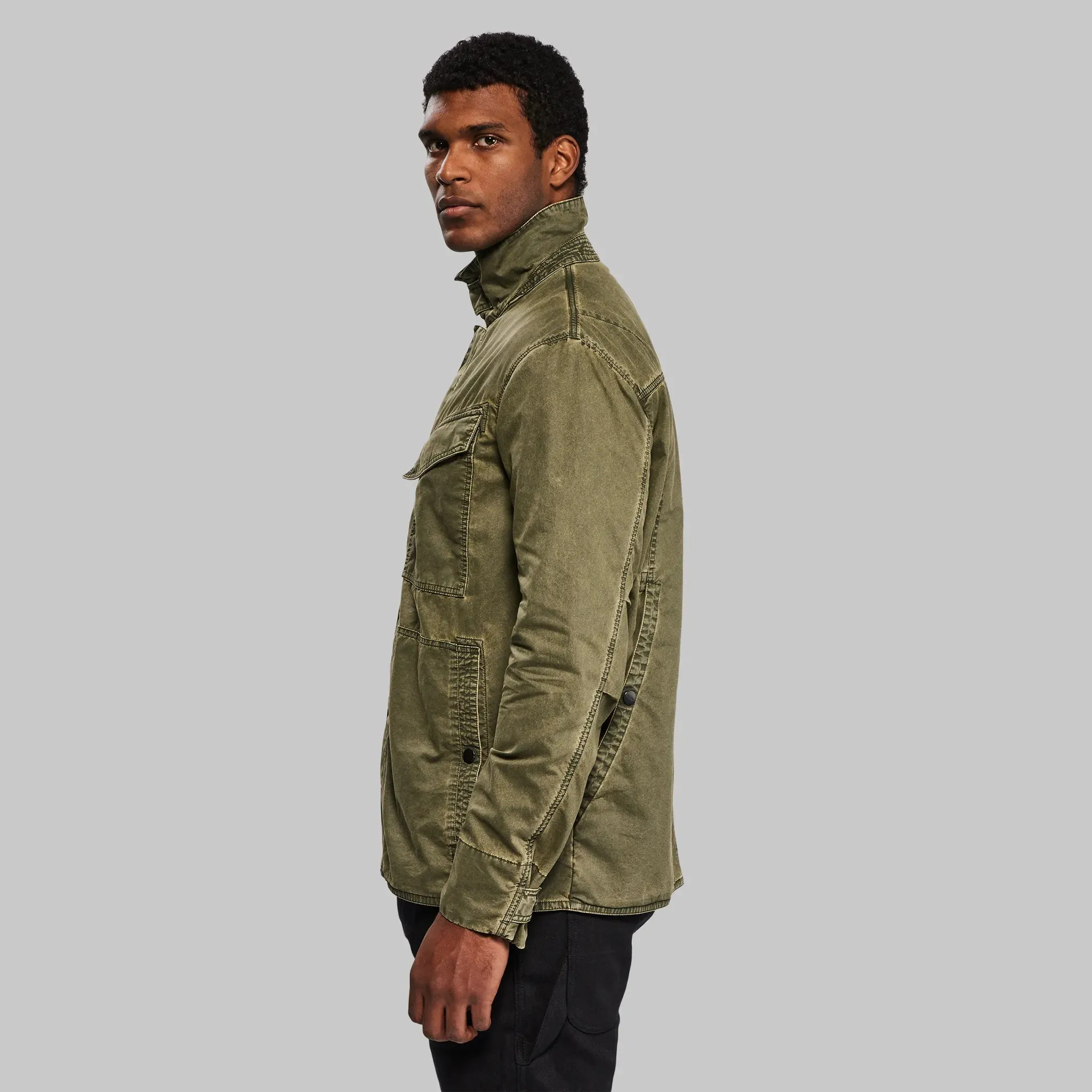 Planet Earth Lightweight Field Jacket. Green edition