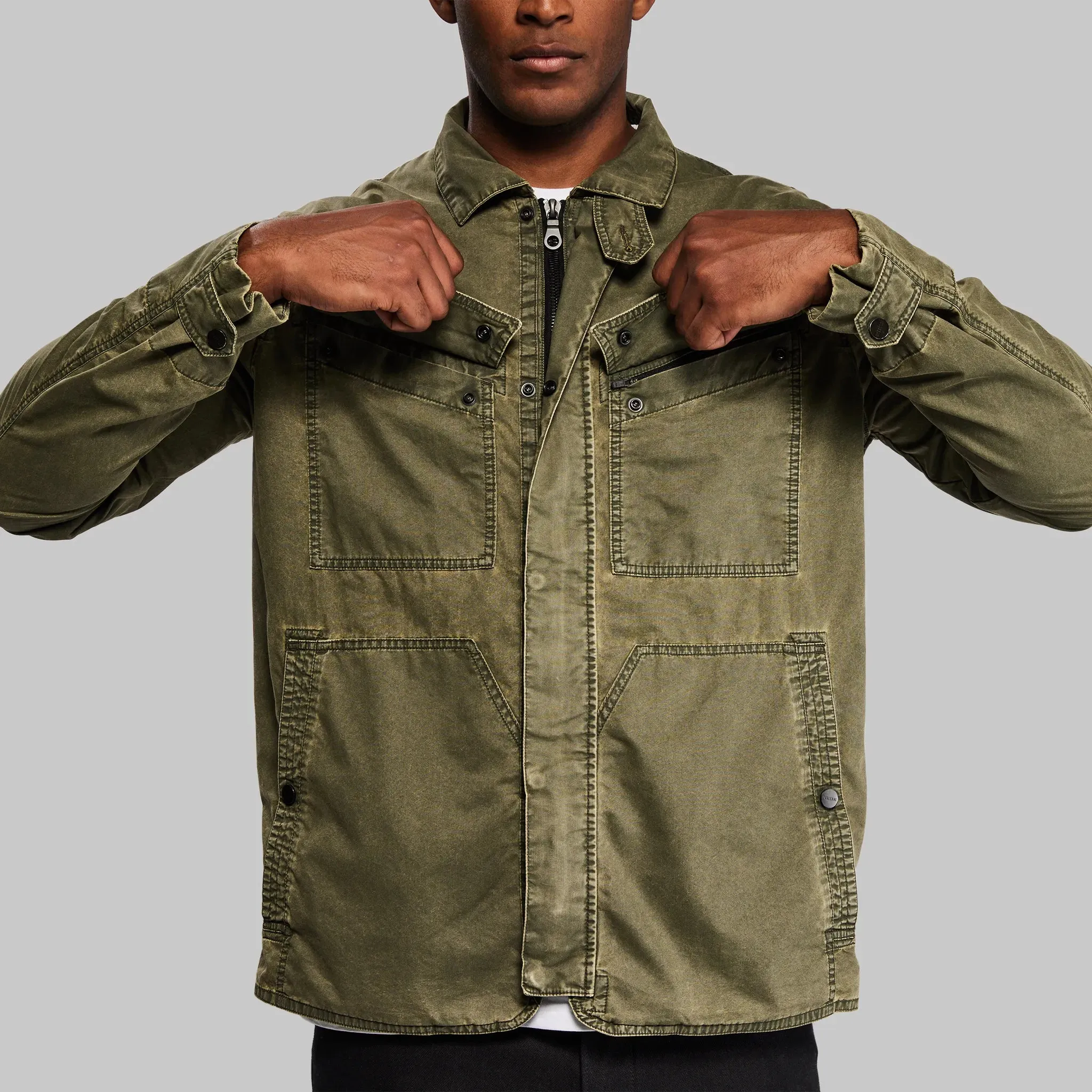 Planet Earth Lightweight Field Jacket. Green edition