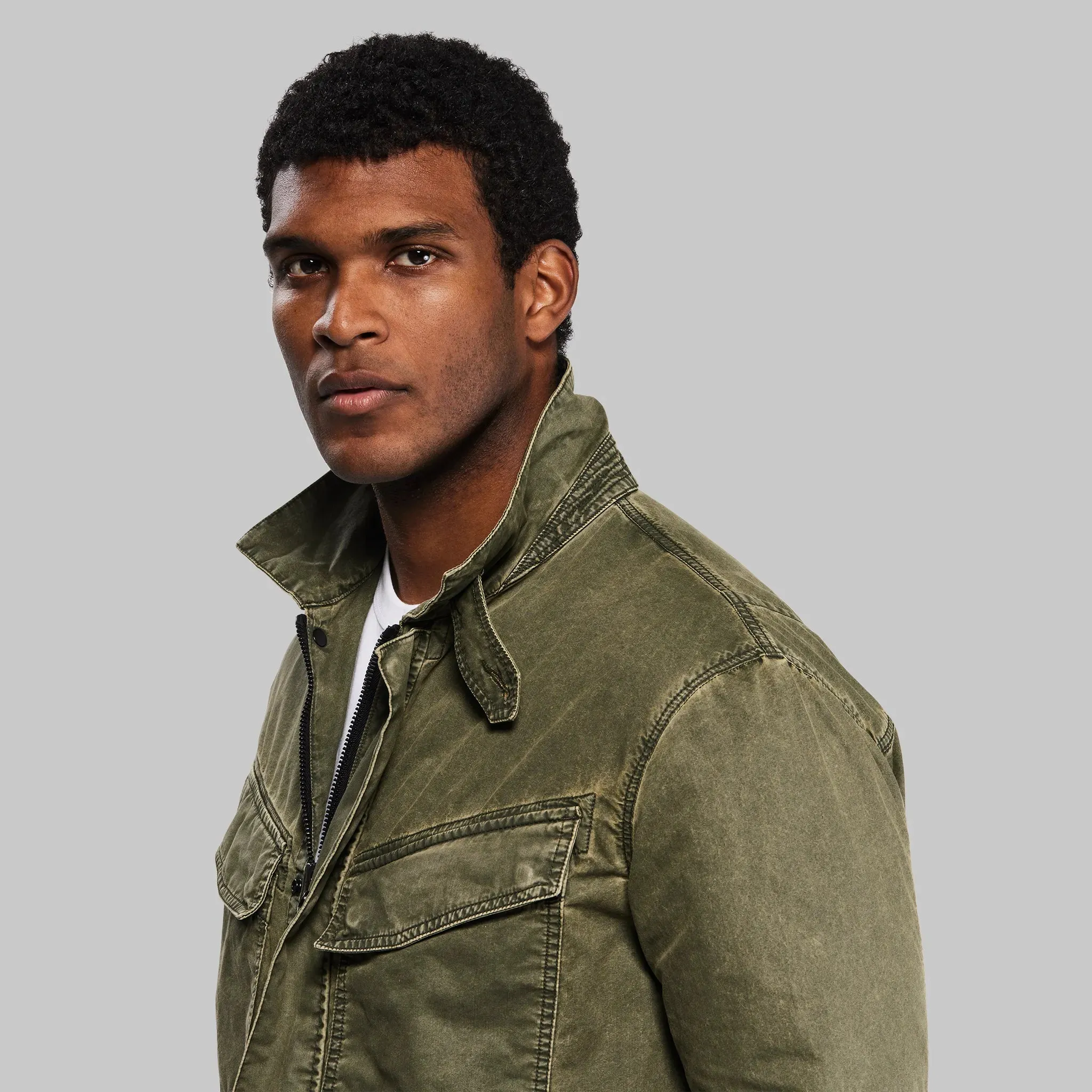 Planet Earth Lightweight Field Jacket. Green edition