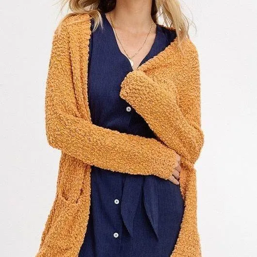 Popcorn Open Cardigan