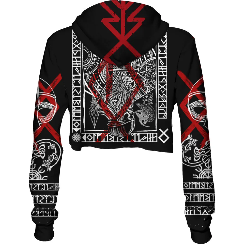 Ragnar Lothbrok Crop Hoodie