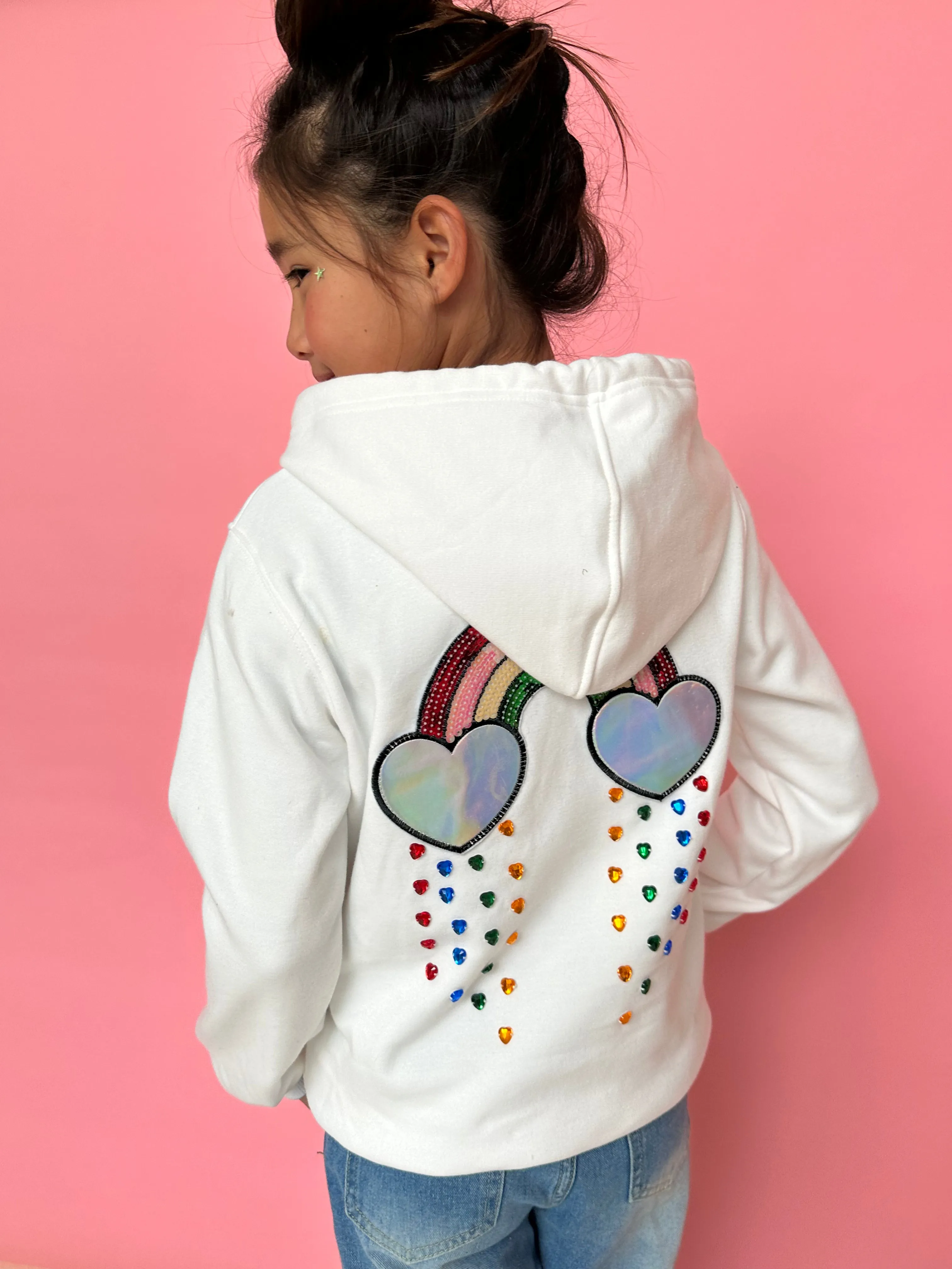 Rainbow Heart Hoodie