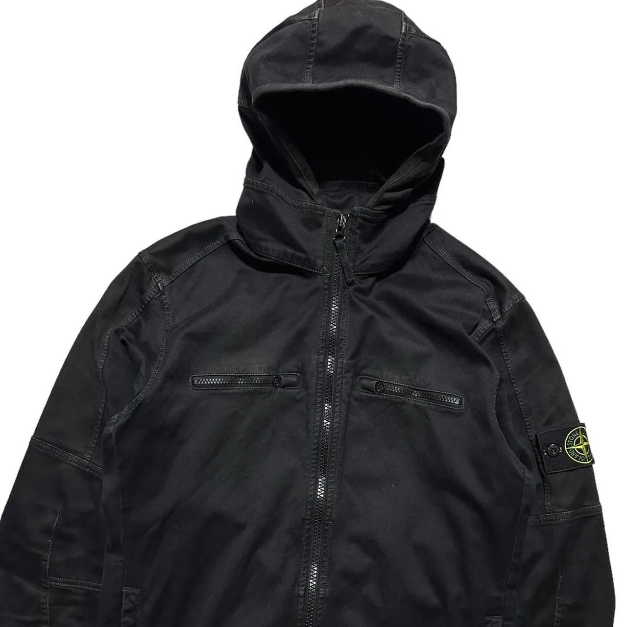 Stone Island Canvas Hooded Jacket