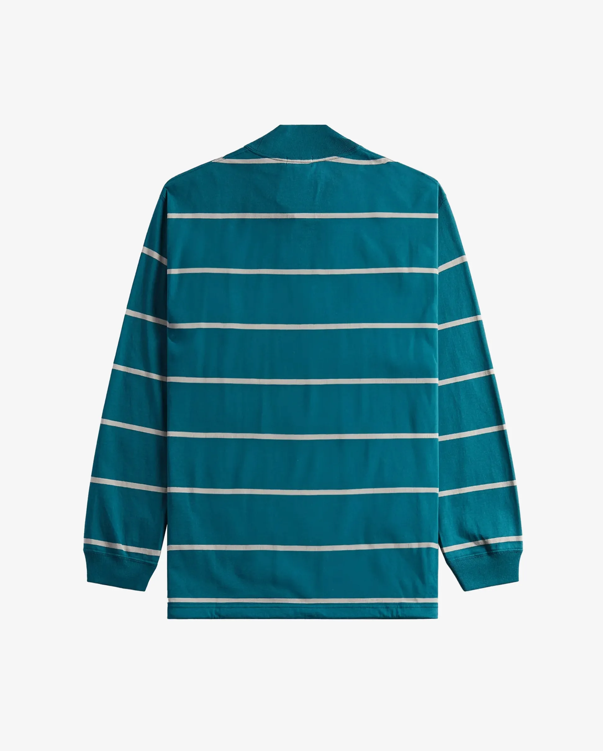 T003 L/S STRIPE T-SHIRT / TEAL