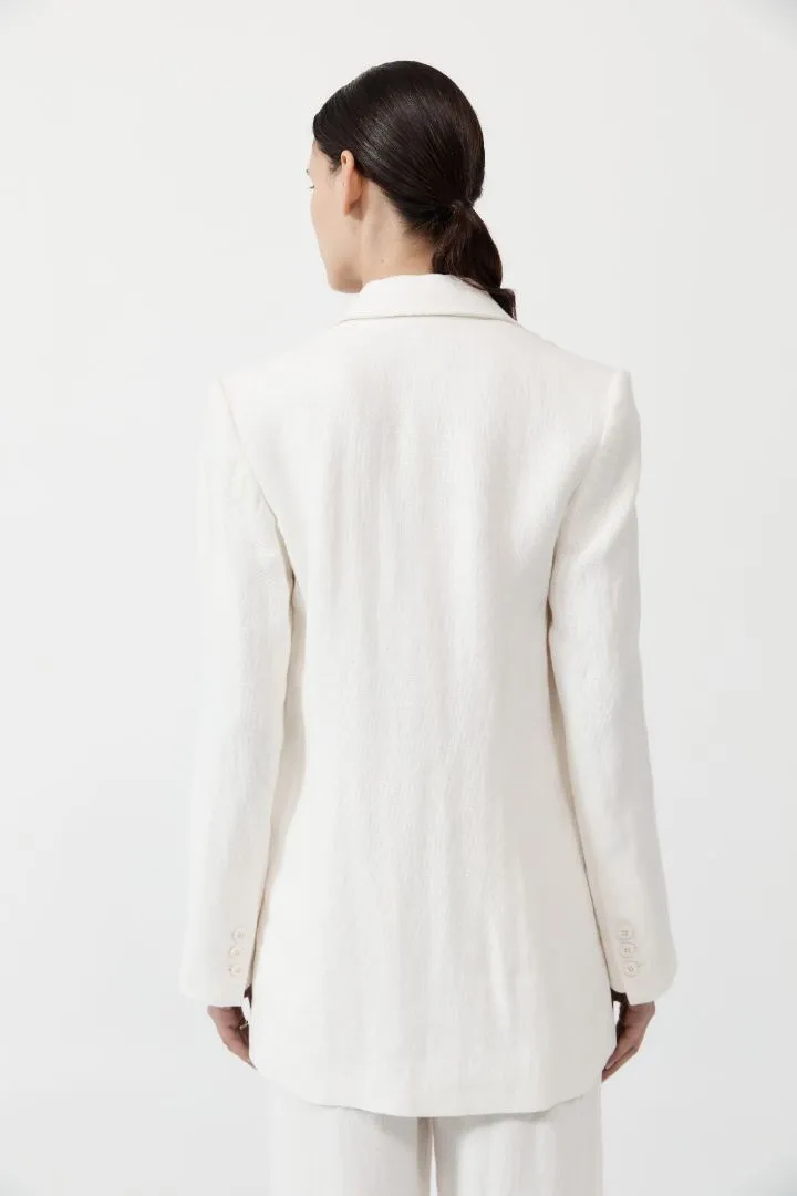 TAILORED LINEN BLAZER