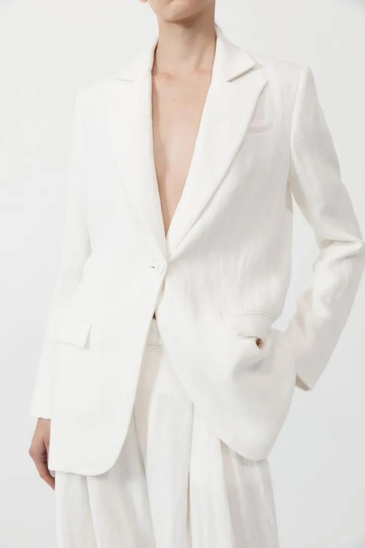 TAILORED LINEN BLAZER