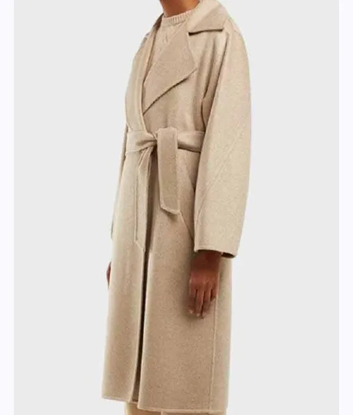 The Undoing Lily Rabe Cream Trench Coat