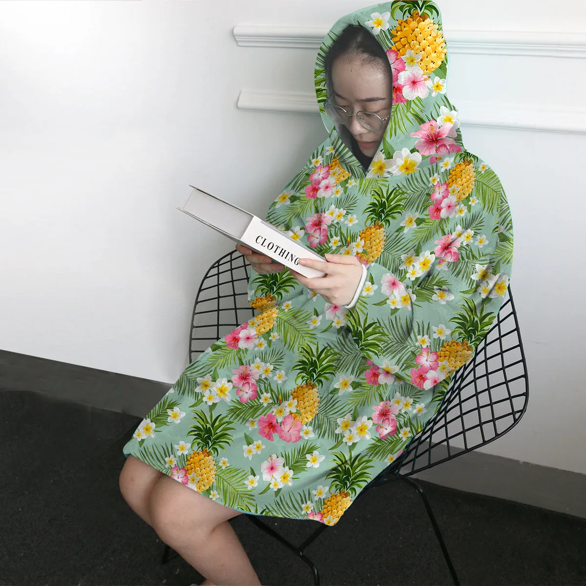 Tropical Vibes Wearable Blanket Hoodie