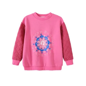 Vauva FW23 - Girls Organic Cotton Sweater (Rose Pink)