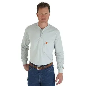 WRANGLER - FR Workwear Henley Shirts Grey