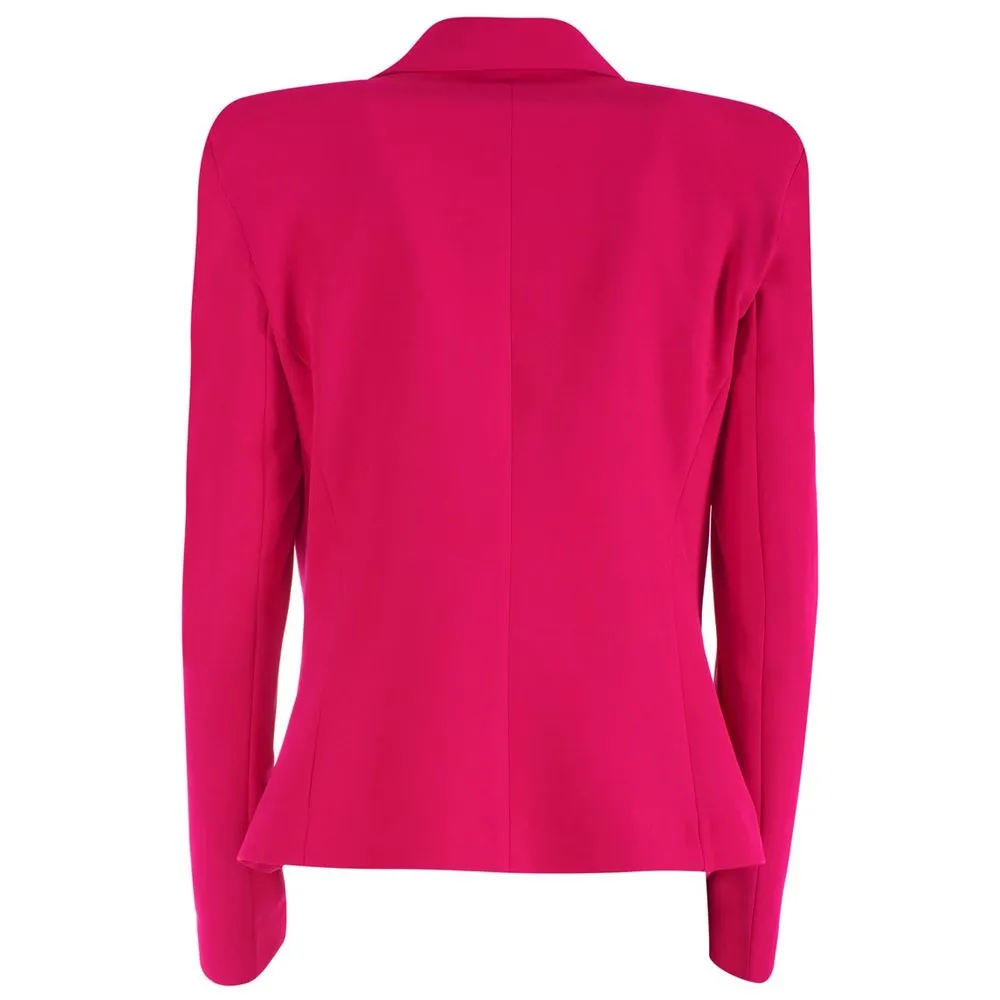 Yes Zee Chic Fuchsia Crepe Summer Jacket